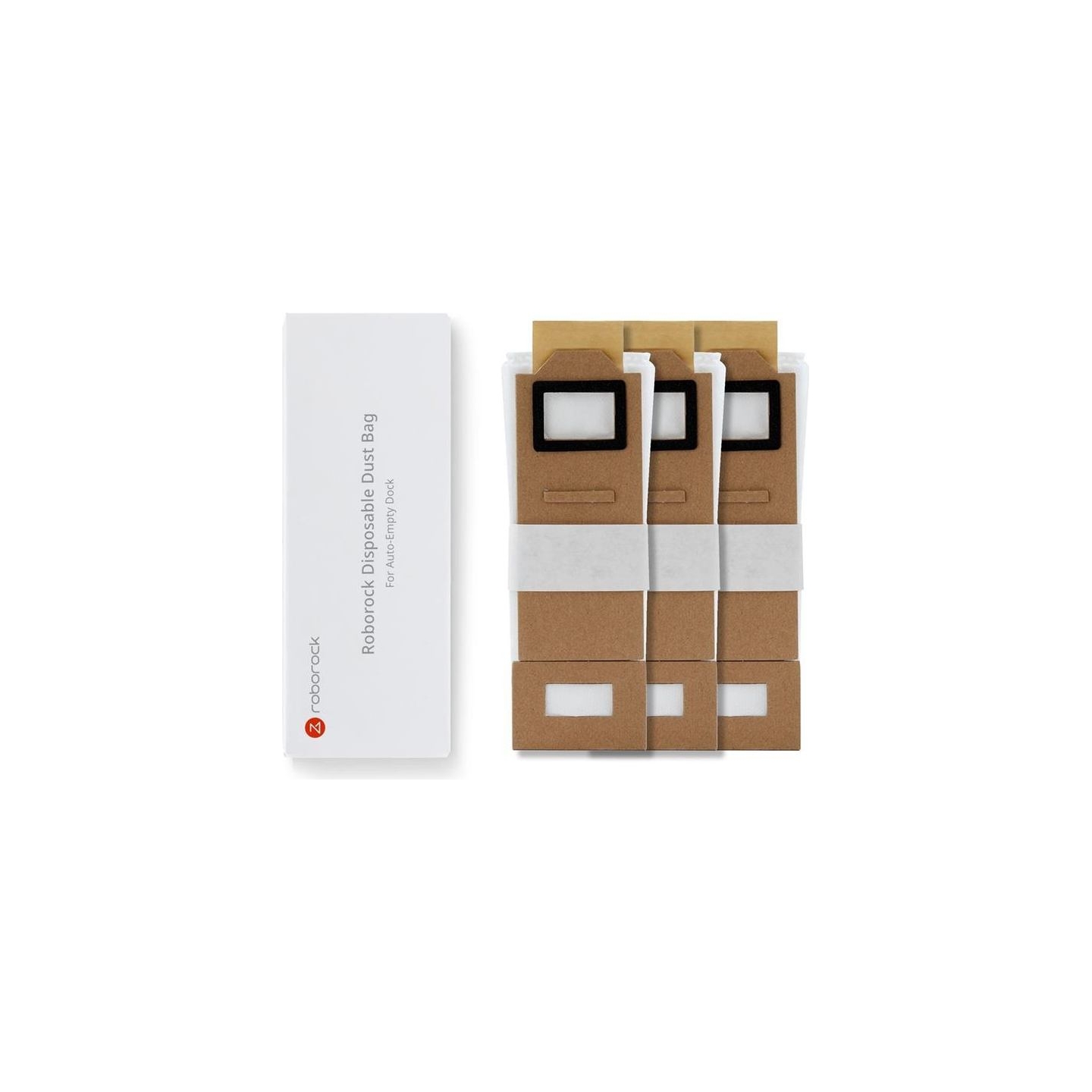 Roborock Vacuum Cleaner Accessory|ROBOROCK|Disposable Dust Bag 3pcs|White|For S7 White/S7 MaxV White/ S7 Black/ MaxV Black/S7 Wh