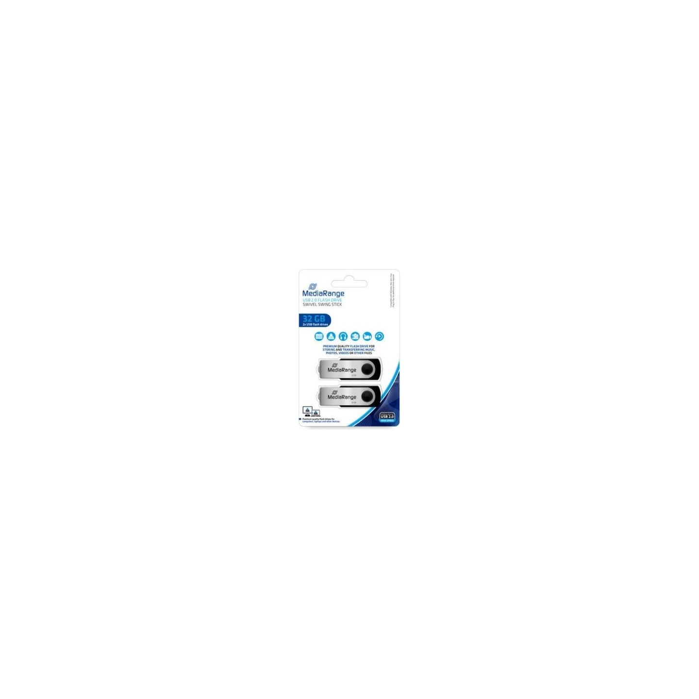 Mediarange MEMORY DRIVE FLASH USB2 32GB/MR911-2 MEDIARANGE