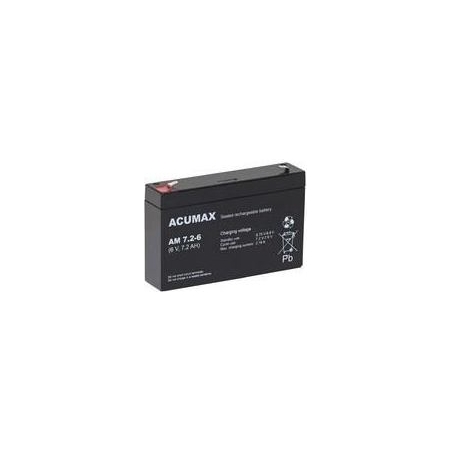 EMU BATTERY 6V 7.2AH/AM7.2-6 ACUMAX EMU