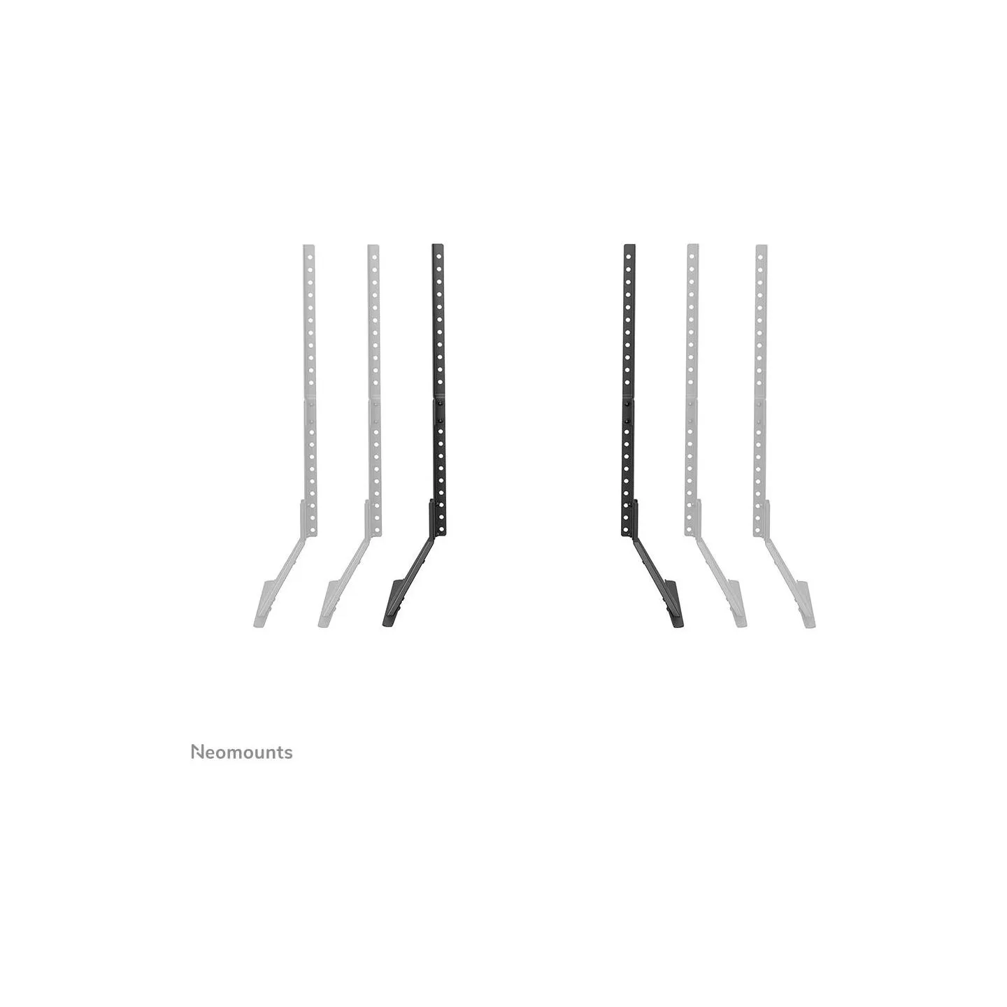 Neomounts Desk Mount | DS45-430BL19 TV stand | Adjustable Height | 23-75 " | Maximum weight (capacity) 40 kg | Black