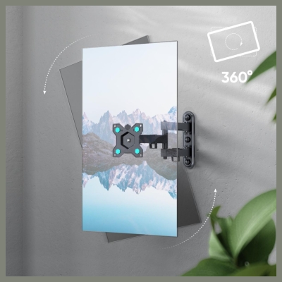 Onkron TV SET ACC WALL MOUNT /10-35"/BLACK R4-B ONKRON