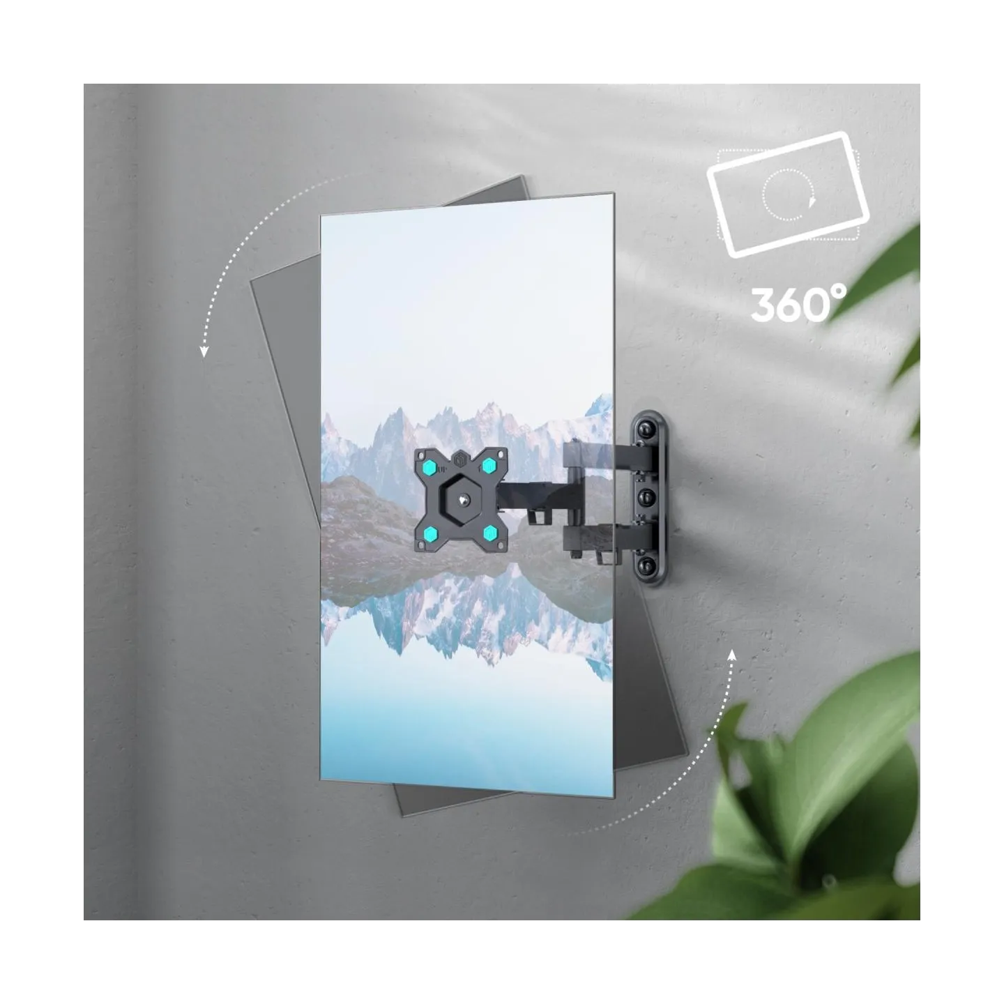 Onkron TV SET ACC WALL MOUNT /10-35"/BLACK R4-B ONKRON