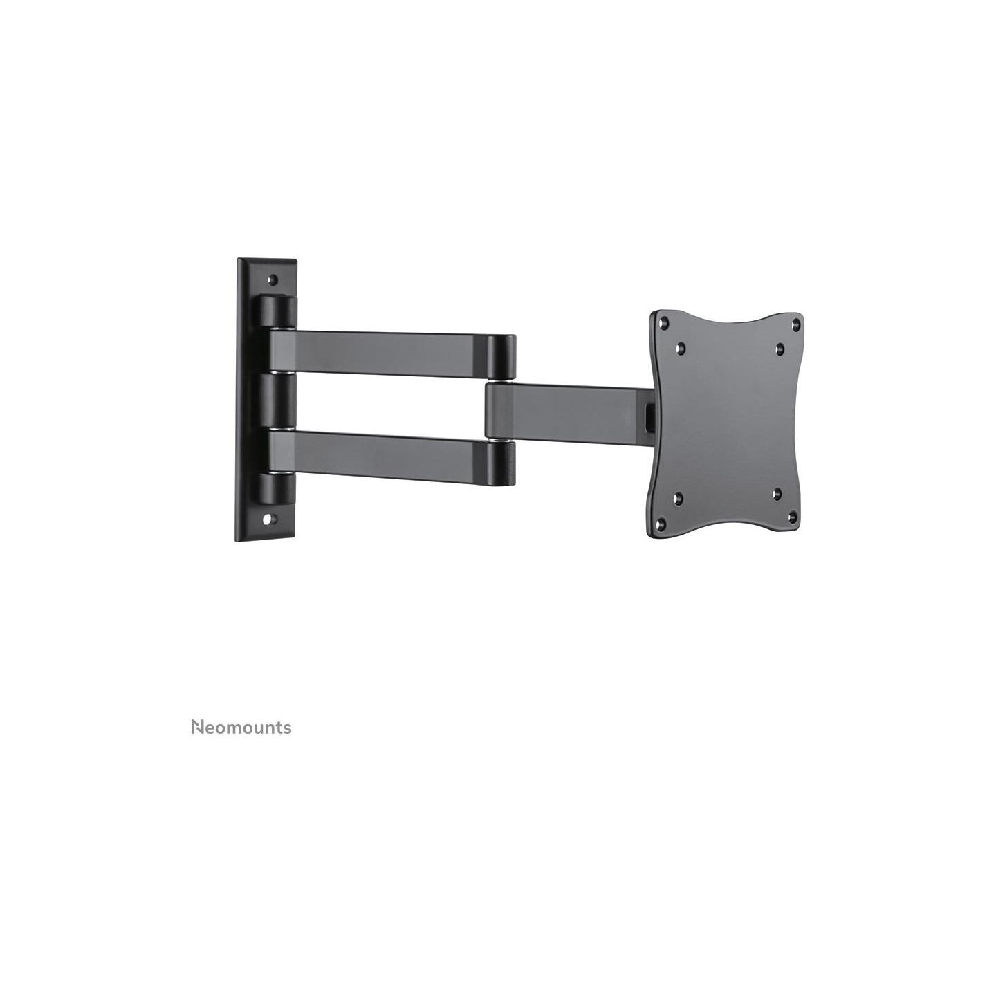 Neomounts NEWSTAR FLAT SCREEN WALL MOUNT (3 PIVOTS & TILTABLE) 10-27" BLACK
