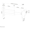 Neomounts NEWSTAR FLAT SCREEN WALL MOUNT (3 PIVOTS & TILTABLE) 10-27" BLACK