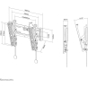 Neomounts TV SET ACC WALL MOUNT 10-40"/BLACK NM-W125BLACK NEOMOUNTS