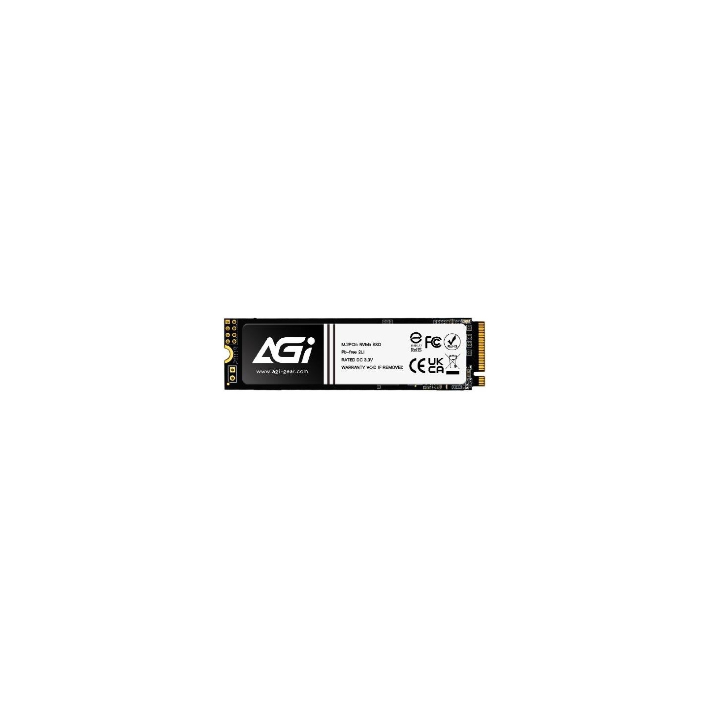 Agi Technology SSD|AGI TECHNOLOGY|600xTBW rating|MTBF 1600000 h|Read speed 3200 MB/s|Write speed 1700 MB/s|NVMe Yes|PCI Express 