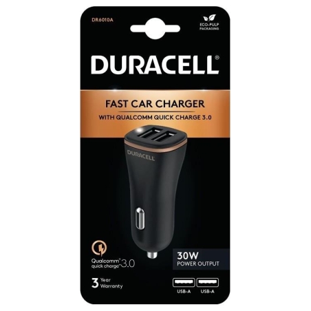 Duracell MOBILE CHARGER CAR USB/2P DR6010A DURACELL