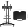 Onkron TV SET ACC SHELF MOBILE STAND/BLACK APT1551-B ONKRON