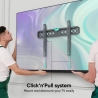 Onkron TV SET ACC WALL MOUNT /43-85"/BLACK FM6-B ONKRON