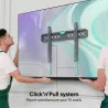 Onkron TV SET ACC WALL MOUNT /43-85"/BLACK FM6-B ONKRON