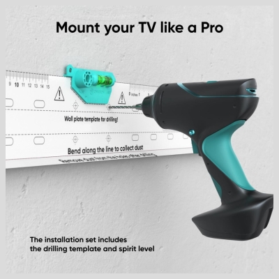 Onkron TV SET ACC WALL MOUNT /43-85"/BLACK FM6-B ONKRON