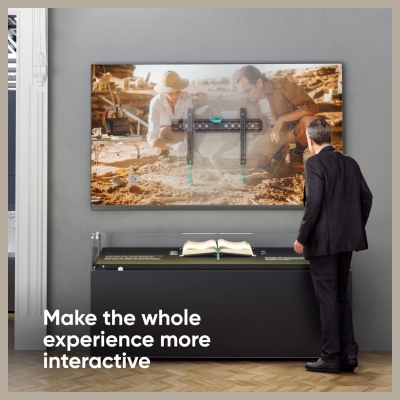 Onkron TV SET ACC WALL MOUNT /43-85"/BLACK FM6-B ONKRON