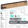 Onkron TV SET ACC WALL MOUNT /43-85"/BLACK FM6-B ONKRON