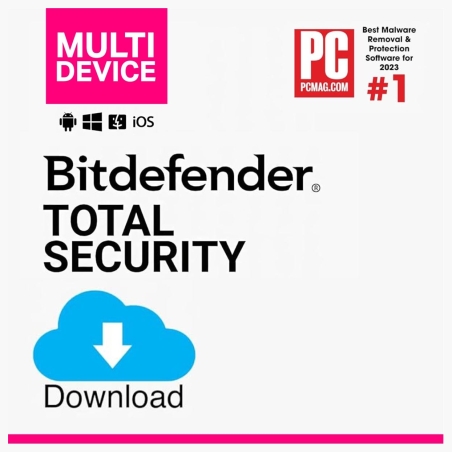 Bitdefender Total Security / 12 months, 5 devices / BITDEFENDER-TOT-SEC