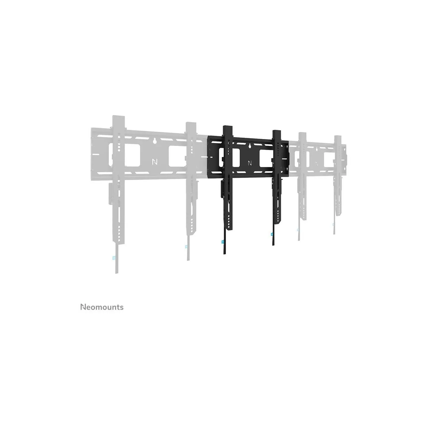 Neomounts Wall mount | WL30-750BL14 Heavy duty wall mount | Adjustable Height | 32-75 " | Maximum weight (capacity) 100 kg | Bla
