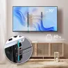 Onkron TV SET ACC WALL MOUNT /32-70"/BLACK/WHITE TM5-BW ONKRON