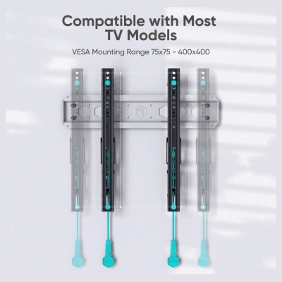 Onkron TV SET ACC WALL MOUNT /32-70"/BLACK/WHITE TM5-BW ONKRON