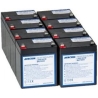 Avacom BATTERY KIT FOR RENOVATION RBC43 (8PCS OF BATTERIES)