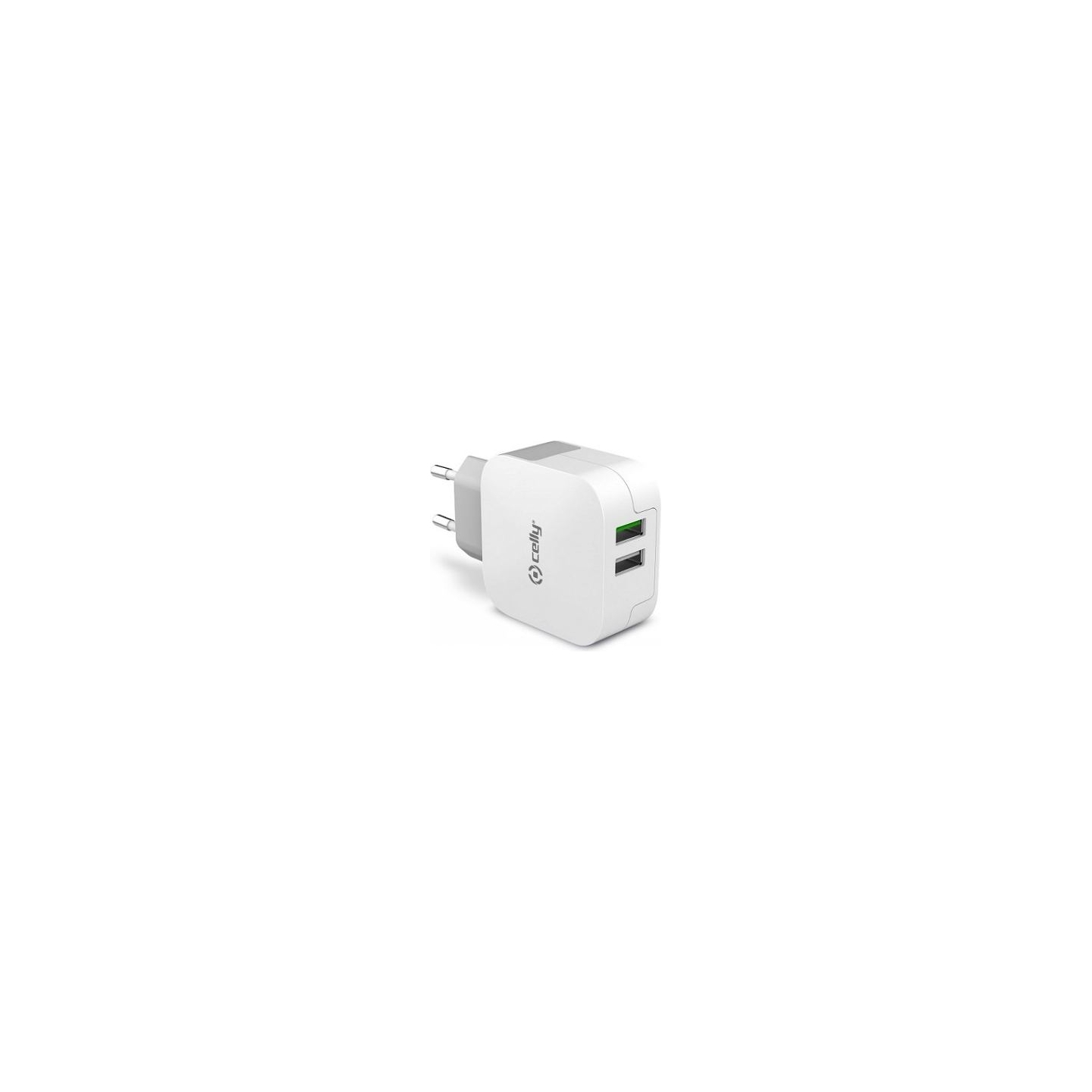 Celly TRAVEL CHARGER TURBO 2USB 3.4A