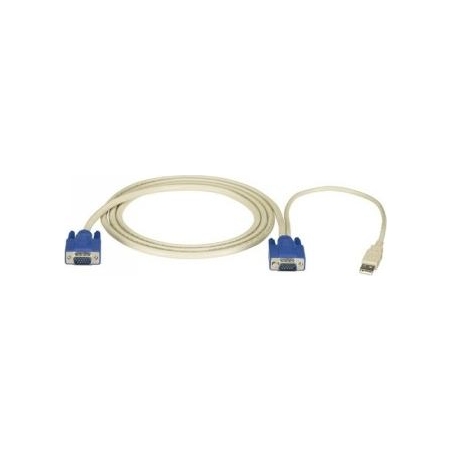 Black Box BLACKBOX SERVSWITCH EC USB SERVER CABLE - VGA, USB, 3M