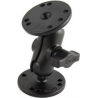 Ram Mounts B-KOKO LYHYT KIINNITYSVARSI + 2X B-KOKO 1.0" KUULA PYÖREÄ 2.5" ALUSTA