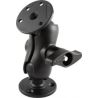Ram Mounts LYHYT KIINNITYSVARSI + 2X D-KOKO 2.25" KUULA PYÖREÄ 3.68" ALUSTA