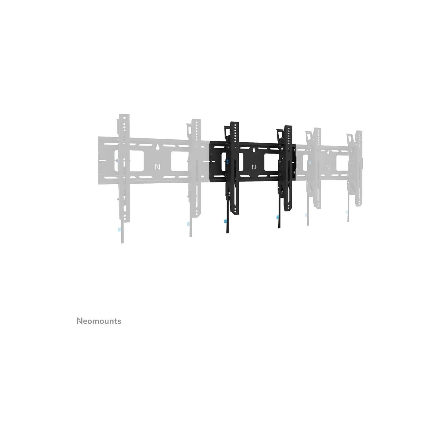 Neomounts LEVEL-750 WALL MOUNT (XL, 125 KG, TILTABLE, TILT GUARD, CONNECTABLE, VESA 400X400)