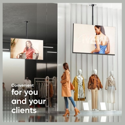 Onkron TV SET ACC CEILING MOUNT/32-80" BLACK N1L-B ONKRON