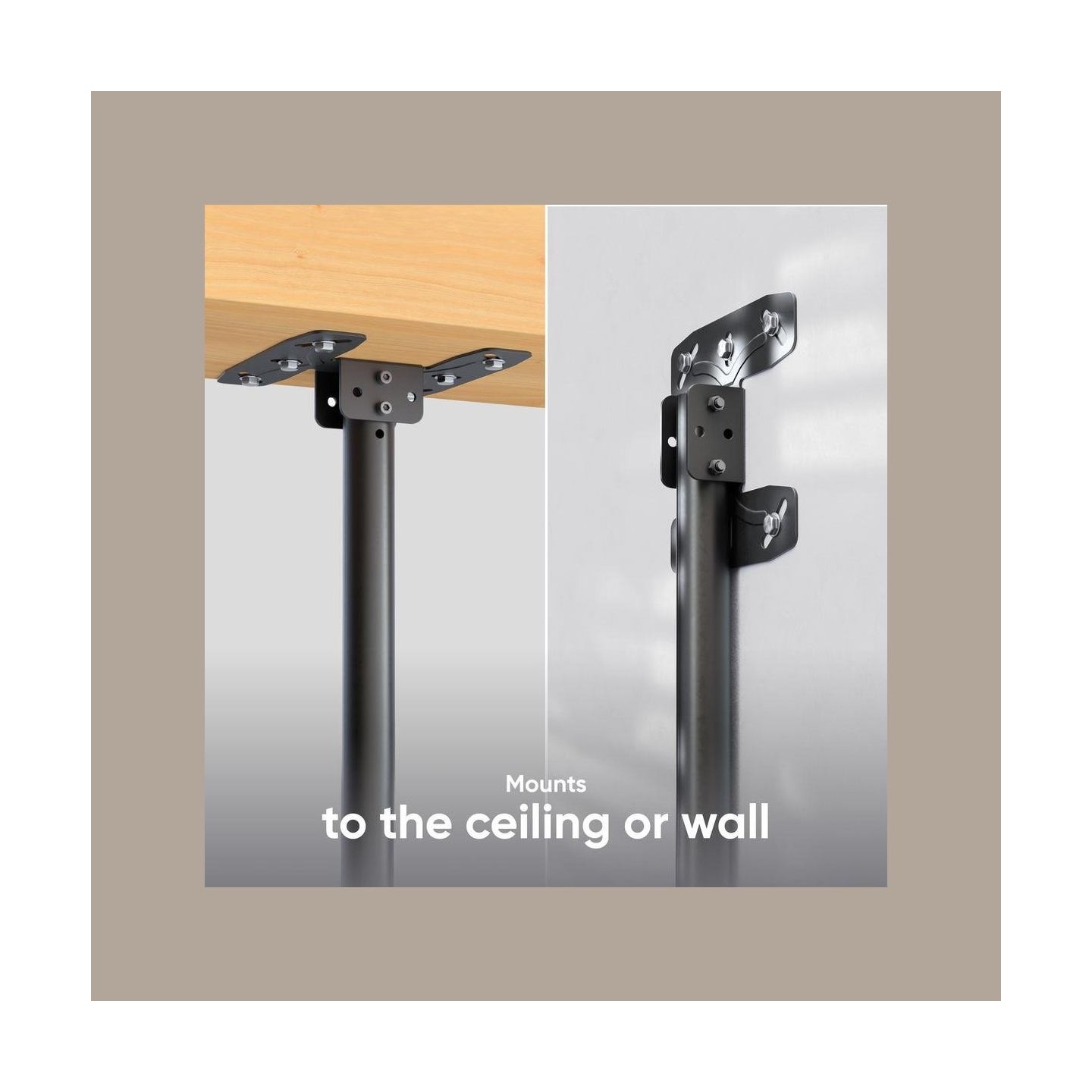 Onkron TV SET ACC CEILING MOUNT/32-80" BLACK N1L-B ONKRON