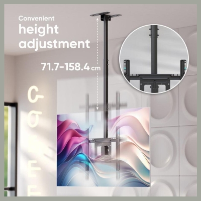 Onkron TV SET ACC CEILING MOUNT/32-80" BLACK N1L-B ONKRON