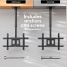 Onkron TV SET ACC CEILING MOUNT/32-80" BLACK N1L-B ONKRON