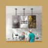 Onkron TV SET ACC CEILING MOUNT/32-80" BLACK N1L-B ONKRON