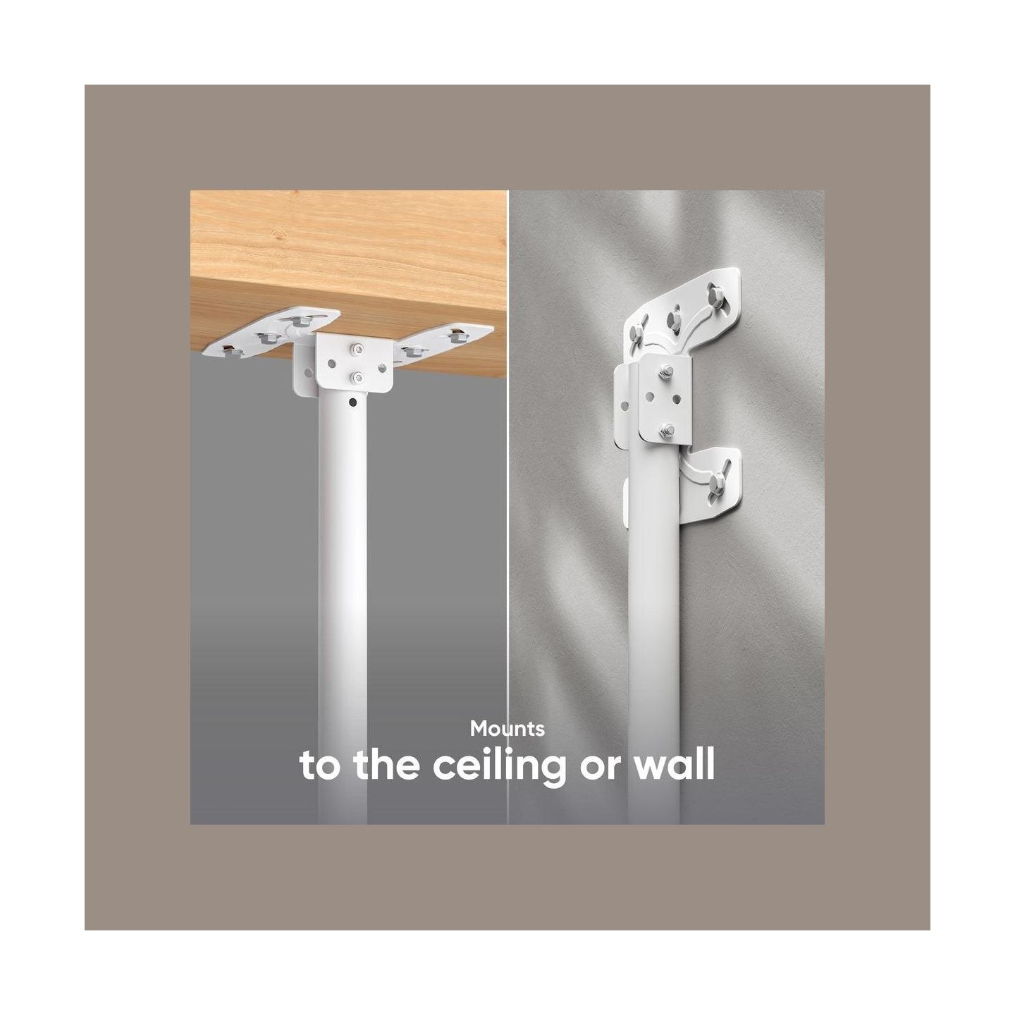 Onkron TV SET ACC CEILING MOUNT/32-80" WHITE N1L-W ONKRON