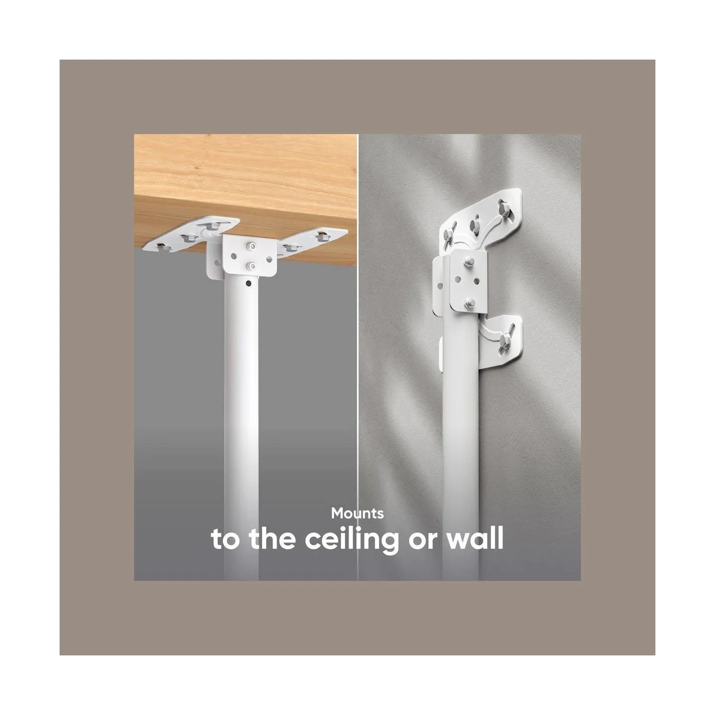 Onkron TV SET ACC CEILING MOUNT/32-80" WHITE N1L-W ONKRON