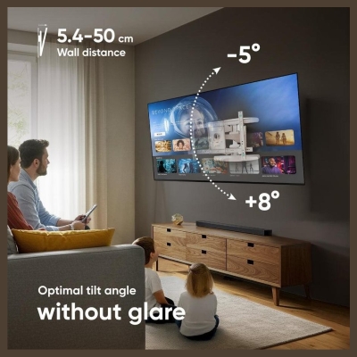 Onkron TV SET ACC WALL MOUNT/40-75"/WHITE M6L-W ONKRON