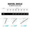Onkron TV SET ACC WALL MOUNT/40-75"/WHITE M6L-W ONKRON