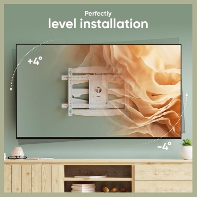 Onkron TV SET ACC WALL MOUNT/40-75"/WHITE M6L-W ONKRON