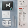 Onkron TV SET ACC WALL MOUNT/40-75"/WHITE M6L-W ONKRON