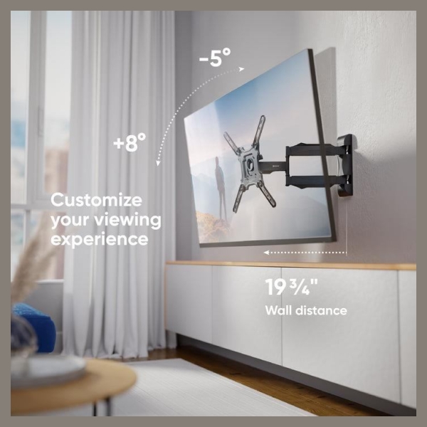 Onkron TV SET ACC WALL MOUNT /32-65"/BLACK M4-B ONKRON
