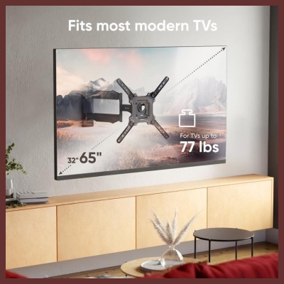 Onkron TV SET ACC WALL MOUNT /32-65"/BLACK M4-B ONKRON