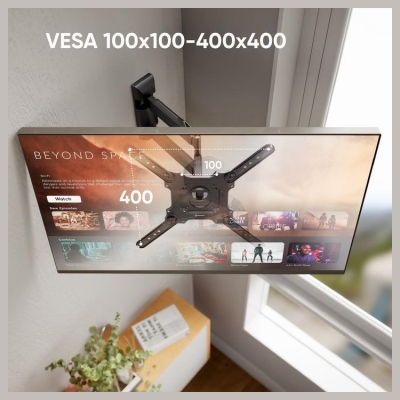 Onkron TV SET ACC WALL MOUNT /32-65"/BLACK M4-B ONKRON