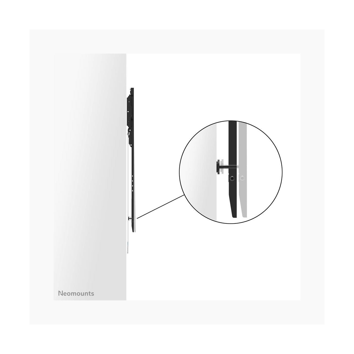 Neomounts LEVEL-750 WALL MOUNT (XL, 100 KG, PORTRAIT, KICKSTAND, LOCKABLE, CONNECTABLE, VESA 500X800)