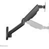 Neomounts MONITOR ACC WALL MOUNT/17-32" WL70-450BL11 NEOMOUNTS
