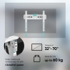Onkron TV SET ACC WALL MOUNT /32-70"/WHITE TM5-W ONKRON
