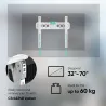 Onkron TV SET ACC WALL MOUNT /32-70"/WHITE TM5-W ONKRON