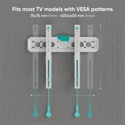 Onkron TV SET ACC WALL MOUNT /32-70"/WHITE TM5-W ONKRON