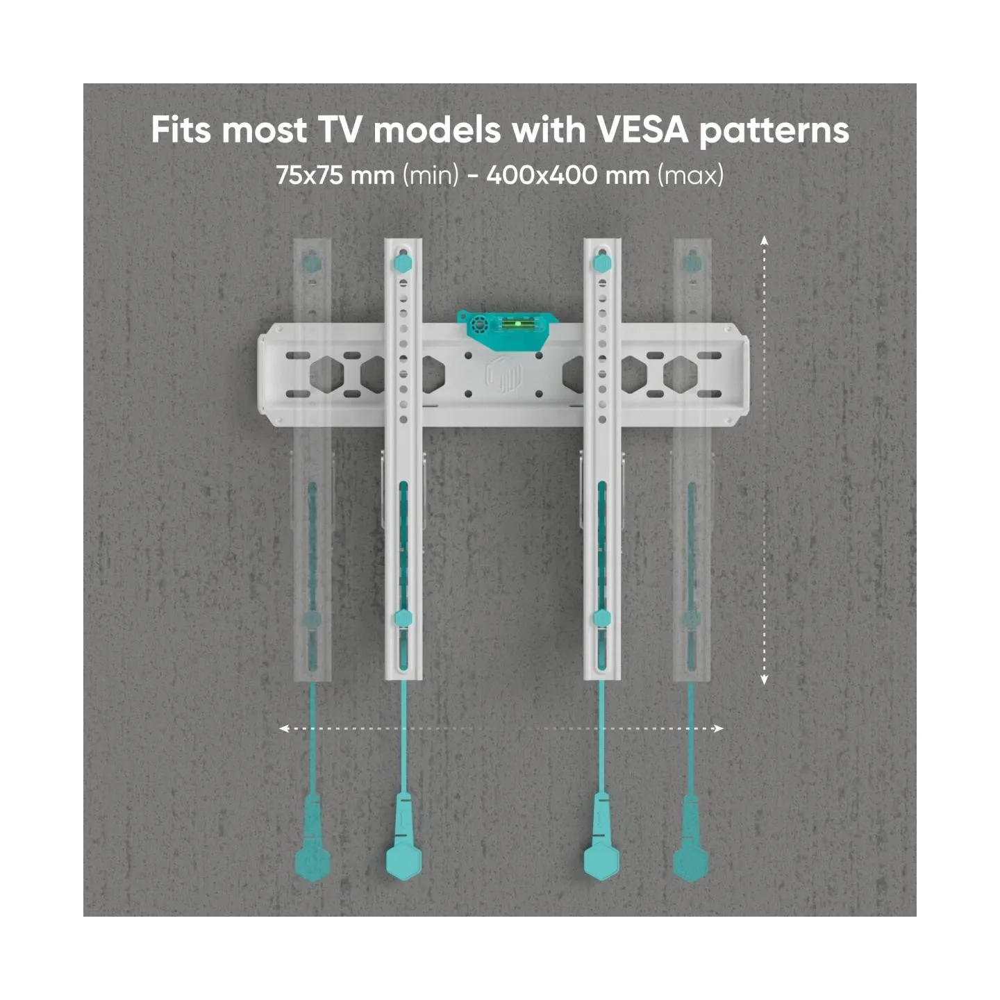 Onkron TV SET ACC WALL MOUNT /32-70"/WHITE TM5-W ONKRON