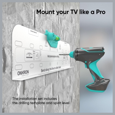 Onkron TV SET ACC WALL MOUNT /32-70"/WHITE TM5-W ONKRON