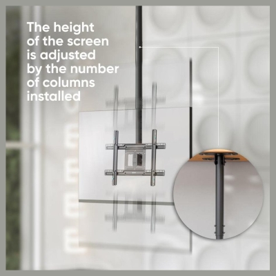 Onkron TV SET ACC CEILING MOUNT/32-80" BLACK N2L-B ONKRON