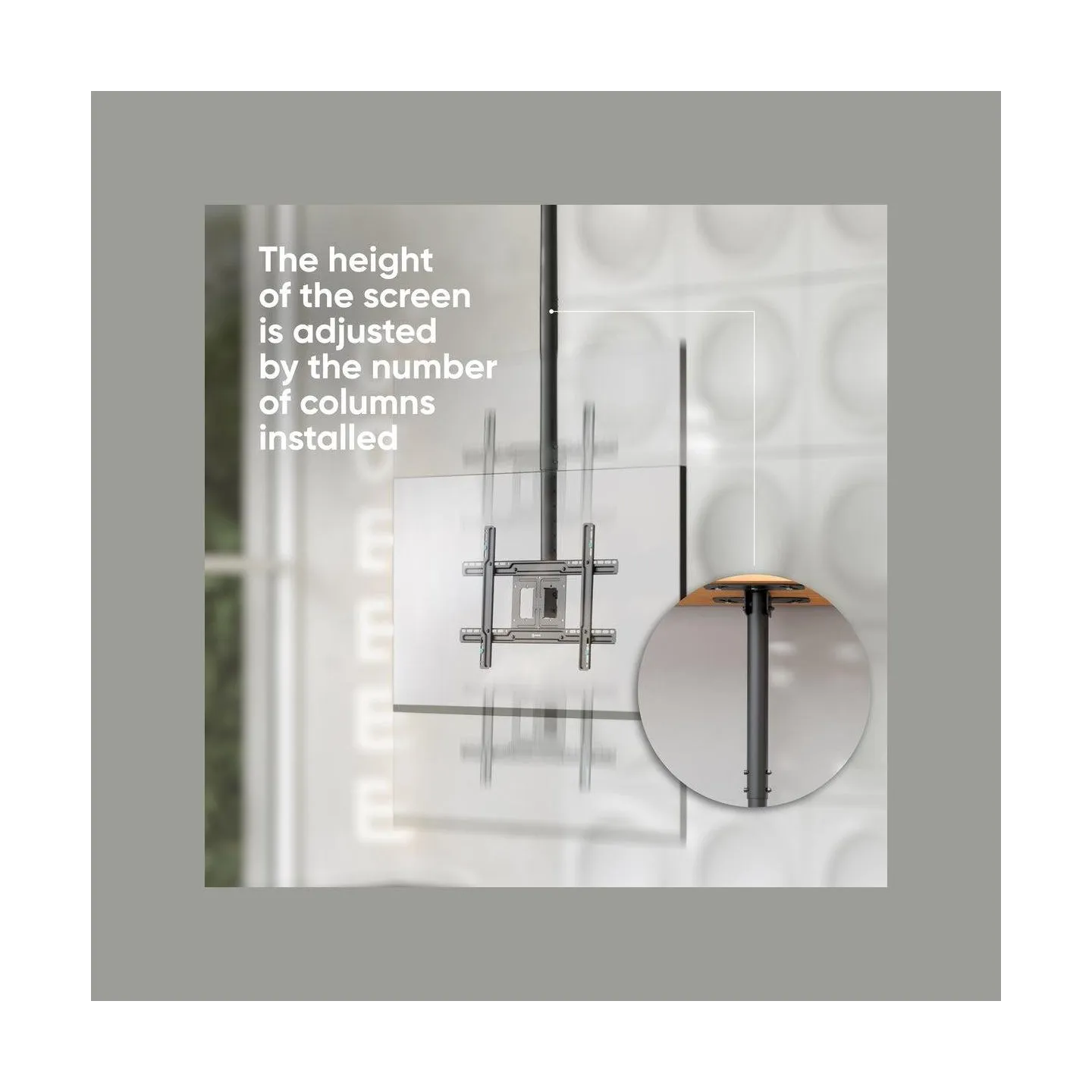 Onkron TV SET ACC CEILING MOUNT/32-80" BLACK N2L-B ONKRON